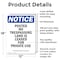 Signmission Posted No Trespassing Land Is OSHA Notice Sign, Aluminum, 12in W x 18in L, 2PK OS-2PACK-NS-A-1218-V-17727 - alternate 5